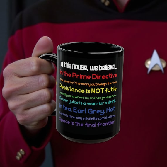 Star Trek Mug, Picard, TNG, We Believe, Trekkie Coffee Cup, Next Generation, Movie Fan, Geek Gift, Scifi Lover, Nerd, Christmas