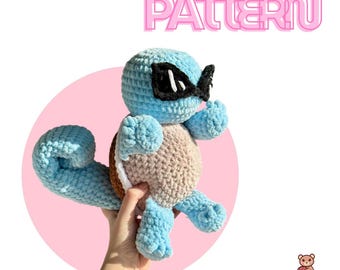 Water Turtle Crochet Pattern: Amigurumi Plush Toy (PDF Pattern)