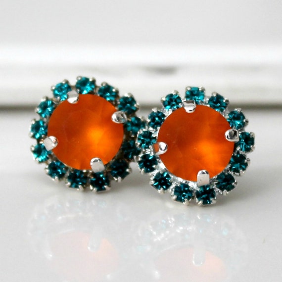 orange swarovski crystals