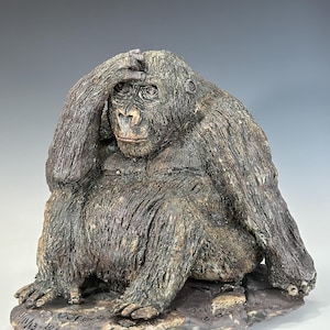 900 Djembe Western Lowland Gorilla  11&quot;x12&quot;x10