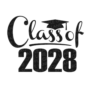 Class of 2028 Svg - Graduation SVG - 2028 Svg -  2028 Graduation SVG - Class of 2028 Png - Senior 2028 Svg - Class of 2028 Sign Round