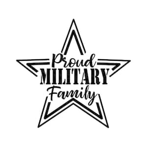 Proud Military Family Svg - Military Family Svg - Military Svg - Soldier Svg - Patriotic Svg - Veterans Day Svg - Support Troops Svg