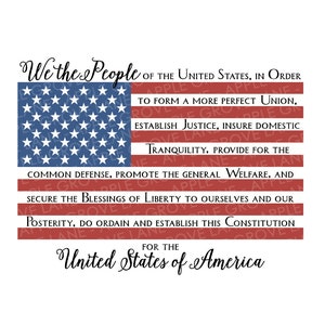 We The People Svg - Constituição Svg - Bandeira Svg - Militar Svg - Patriótico Svg - Constituição Dos EUA Svg - Camisa Da Constituição - Preâmbulo Svg Png