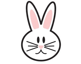 Rabbit Face Outline