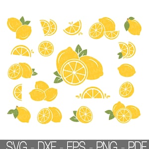 Lemon Svg Bundle - Lemonade Svg - When Life Gives You Lemons SVG - Summer Svg - Lemon Wedge - Lemons Svg - Lemon Slice - Lemonade Stand Svg