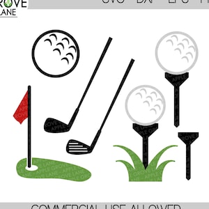 Golf SVG Bundle - Golf Club Svg - Golf Ball SVG - Golf Tee Svg - Sports SVG - Golf Clipart - Golfer Svg - Fathers Day Svg - Dad Svg