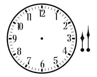 Download Clock Face Svg Etsy