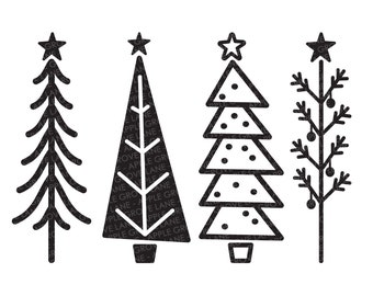 Download Christmas Trees Svg Etsy