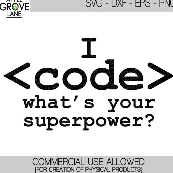 Funny Computer Svg - Coding Svg - Code Svg - What's your Superpower SVG - Computer Code Svg - Software Svg - Svg Eps Dxf Png