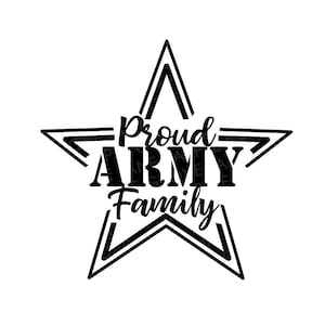 Proud Army Family Svg - Army Family Svg - Military Family Svg - Army Svg - Military Svg - Patriotic Svg - Veterans Day Svg - Soldier Svg