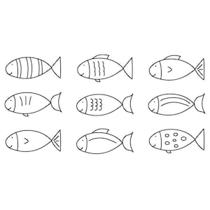 Fisch-Svg-Bundle - Fisch-Konturen-Svg - Angeln-Svg - Fisch-Svg - Fischschule-Svg - Jungen-Fisch-Svg-Jungen-Angeln-Geburtstag-Jungen-Fisch-Svg