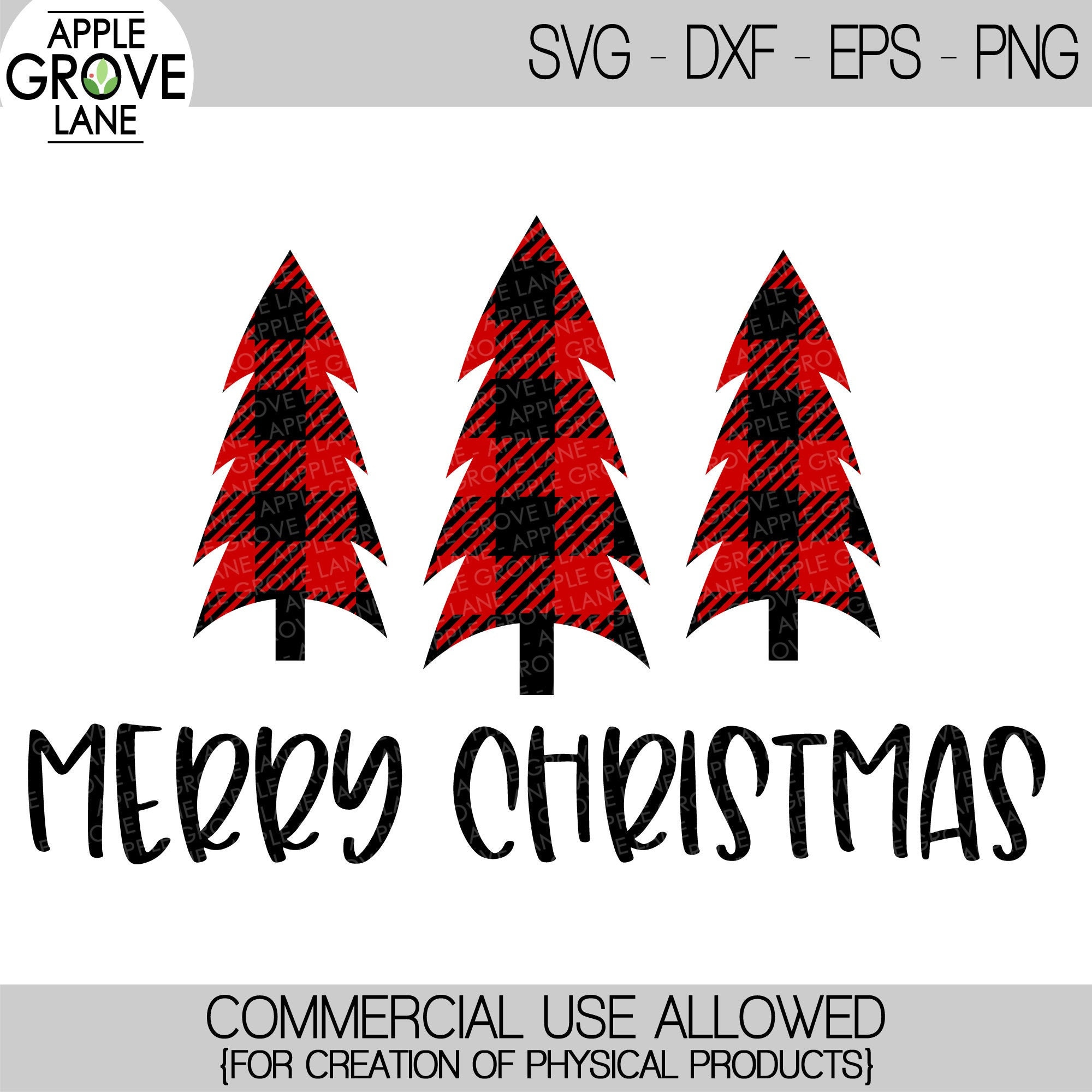 Christmas Svg - Christmas Tree SVG - Buffalo Plaid Svg - Christ...