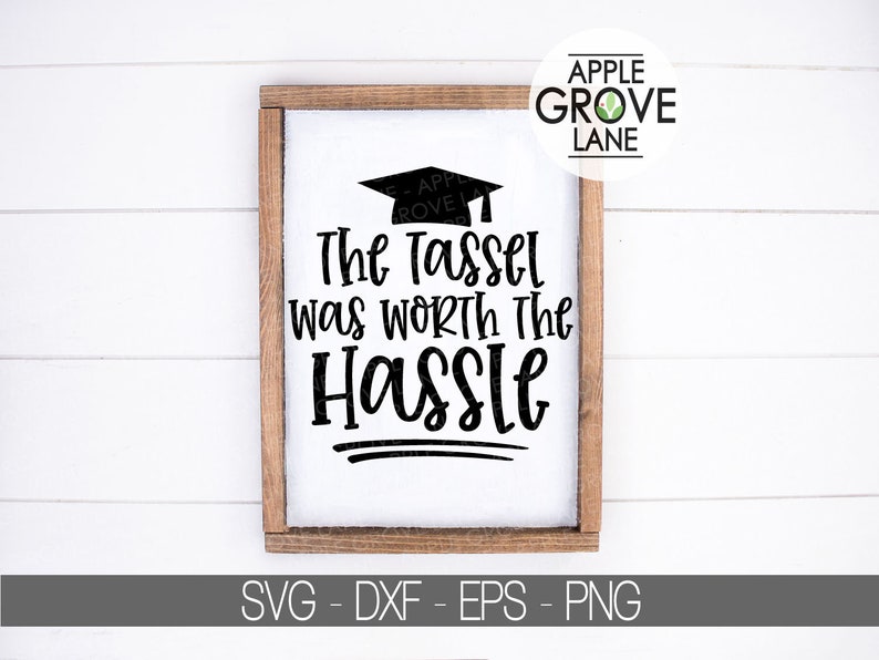 Download Tassel Worth Hassle SVG Class of 2020 Svg Graduation SVG | Etsy