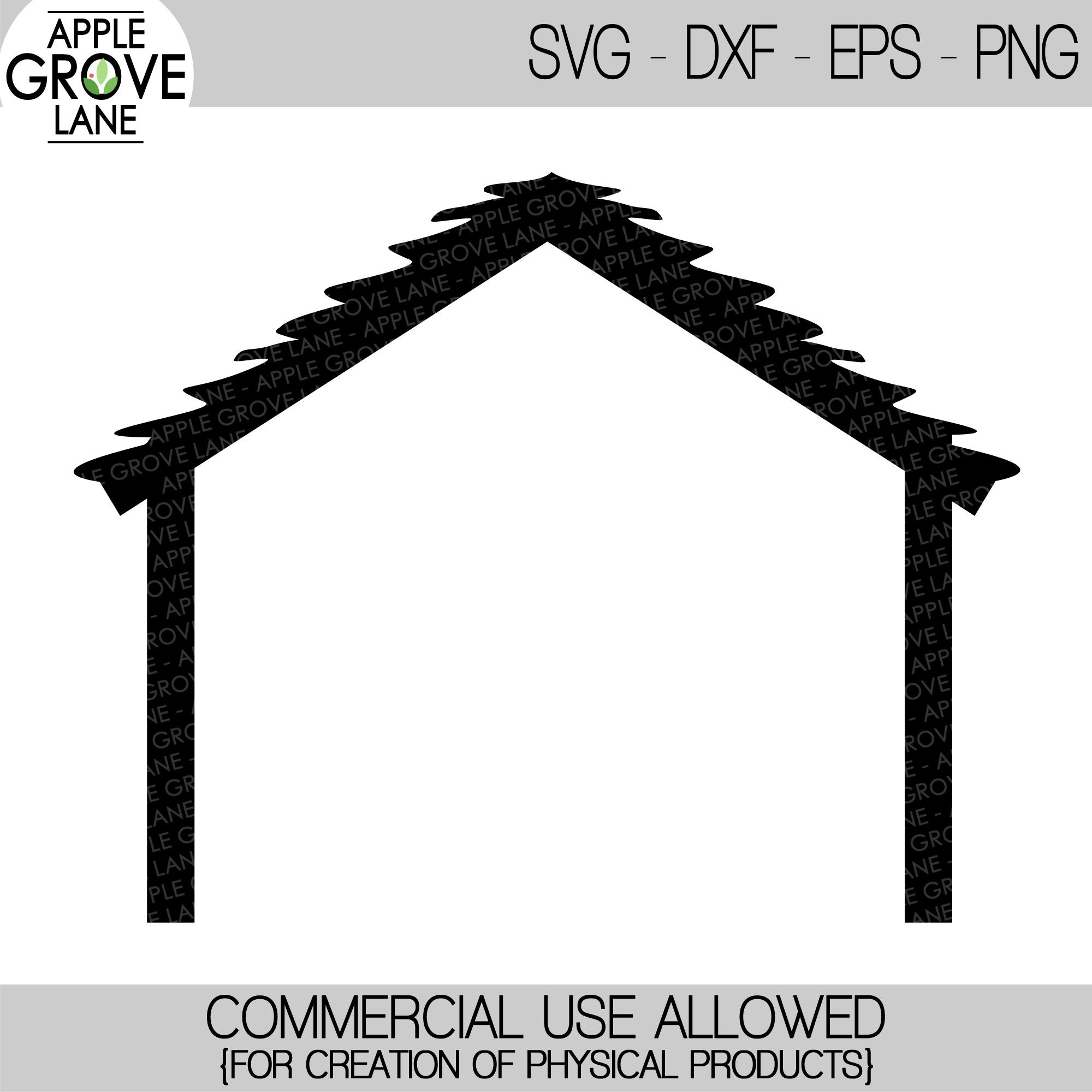 Nativity SVG Manger Svg Stable SVG Christmas Svg - Etsy