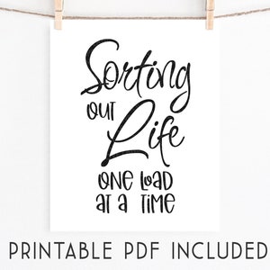 Sorting Out Life SVG Laundry Svg Laundry Room Svg One - Etsy