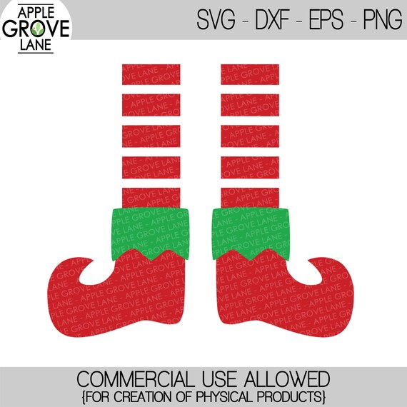 Download Free Elf Feet Svg Elf Stockings Svg Elf Shoes Svg Christmas Etsy SVG DXF Cut File