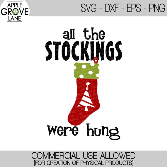 Download Stockings Were Hung Svg Christmas Stocking Svg Christmas Etsy