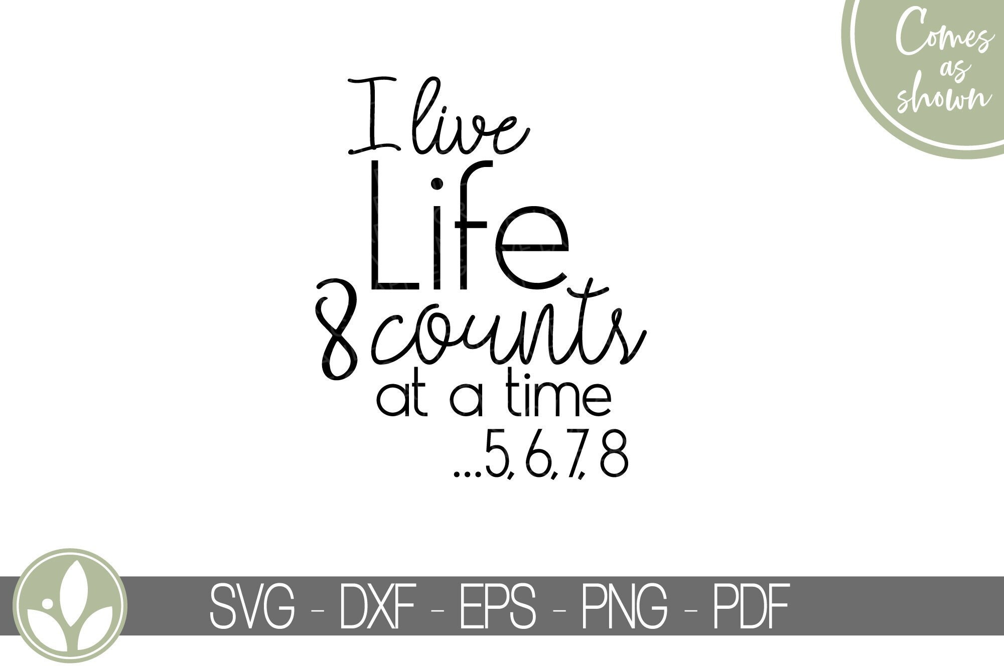 Live Life Like a 3-1 Count Printable 