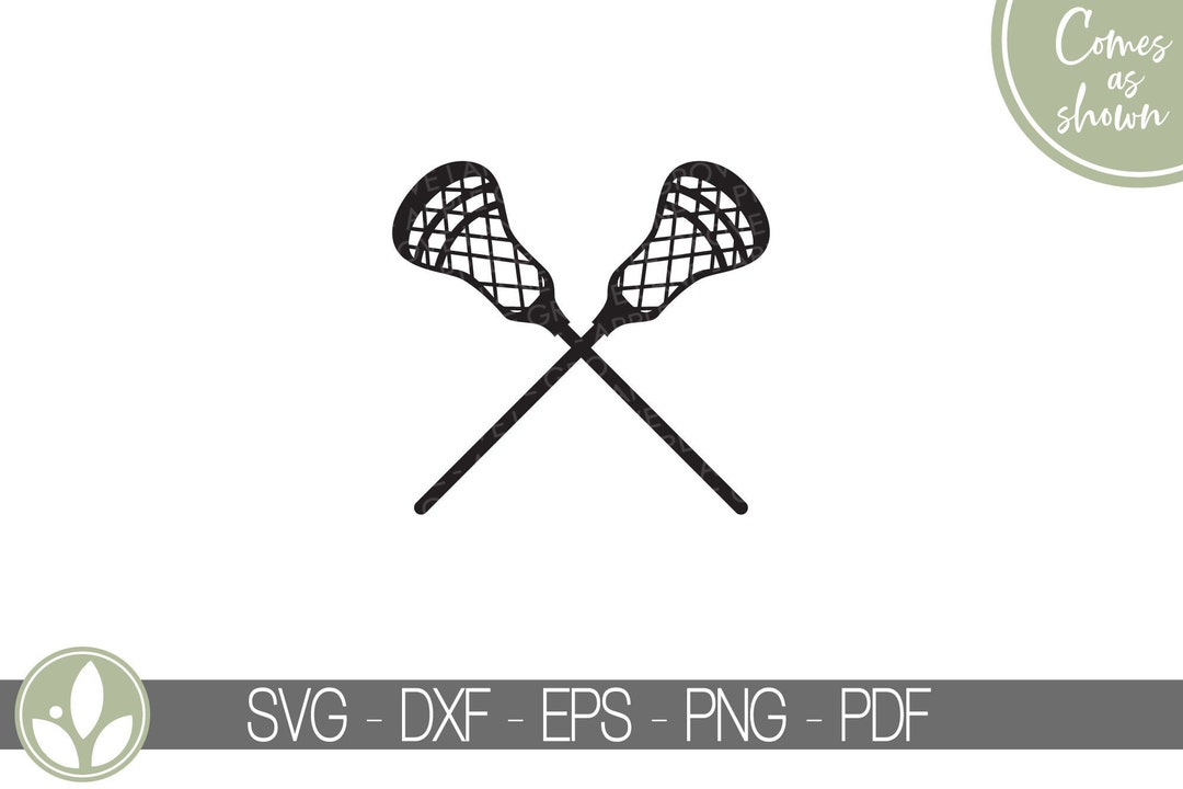 Lacrosse Stick Svg Lacrosse Svg Lacrosse Team Svg LAX Svg Crossed
