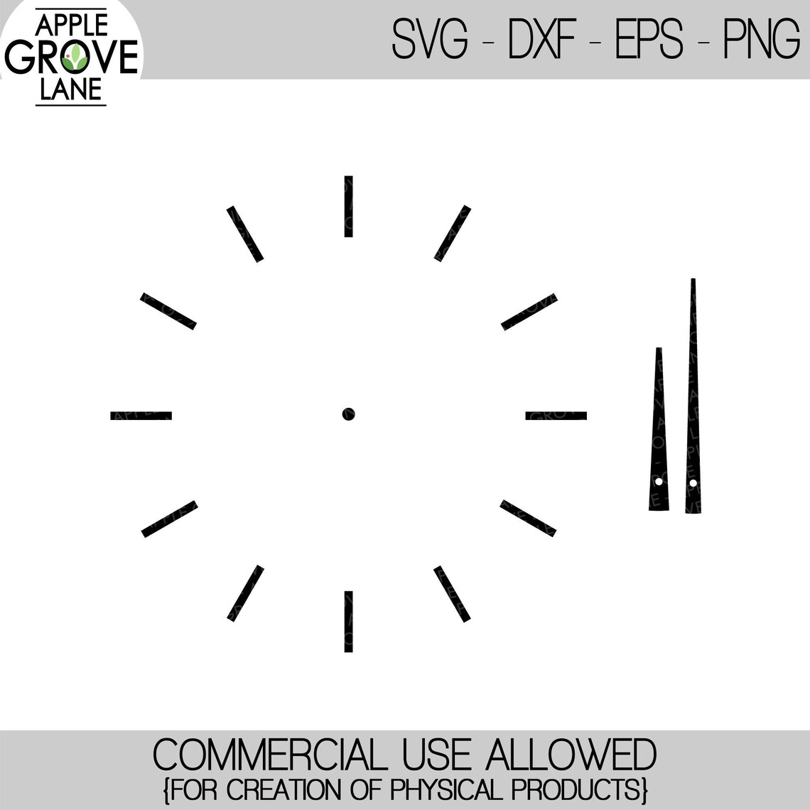 Clock Face Svg Clock Svg Clock Hands Svg Clock Template - Etsy