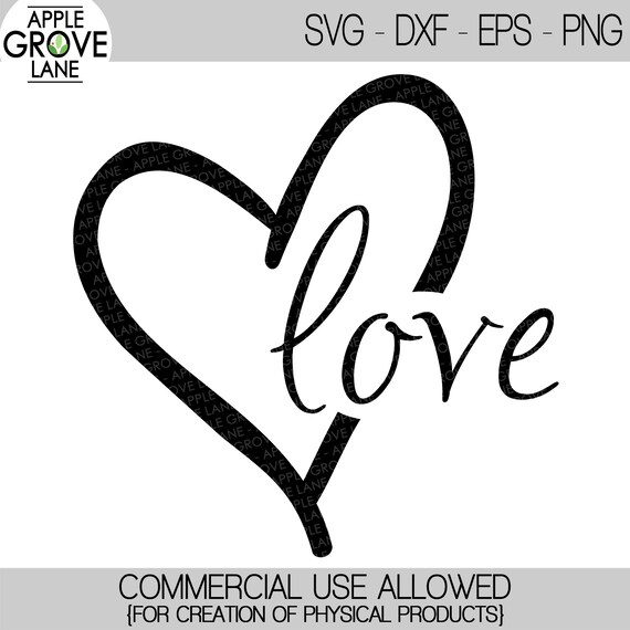 Love Heart Svg Valentine S Day Svg Heart Svg Love Etsy