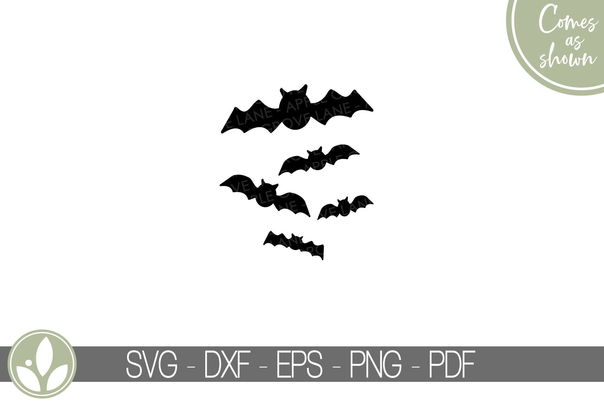 Halloween Flat Bat PNG & SVG Design For T-Shirts