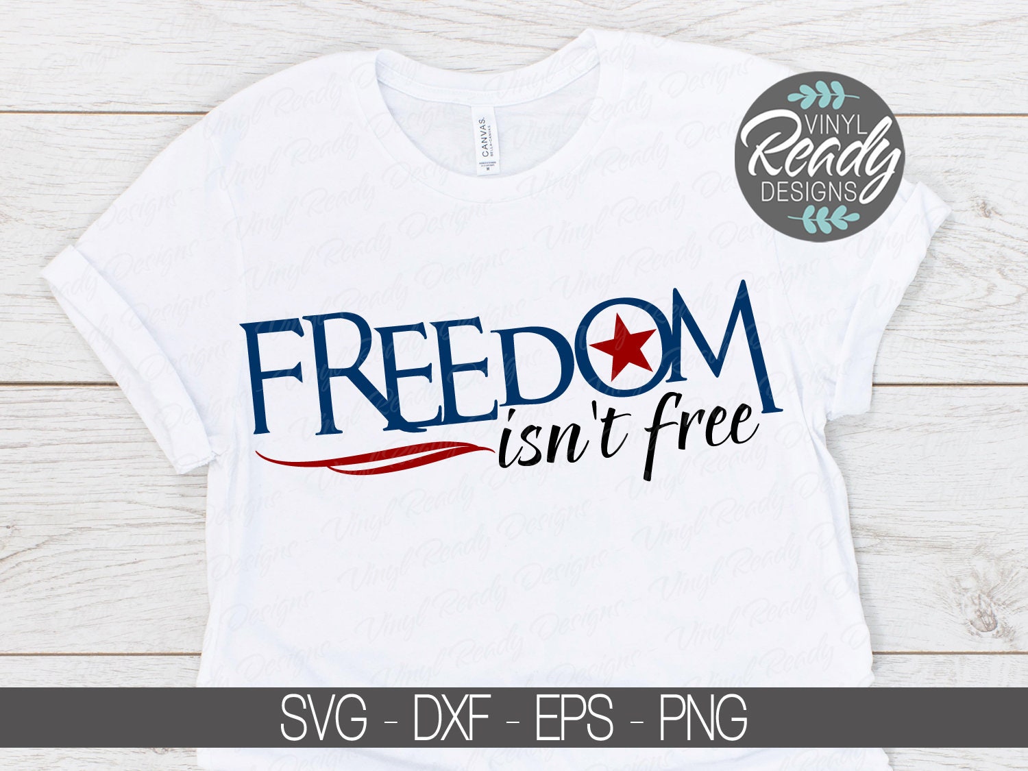 Patriotic Svg Cut File Freedom Isn T Free Svg Etsy