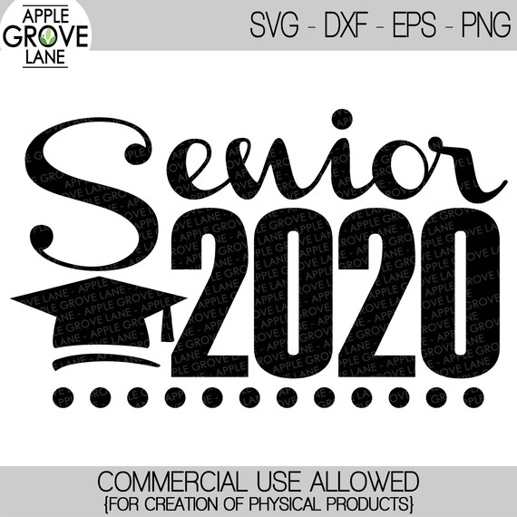 Download Senior 2020 Svg Graduation Svg School Svg Class of 2020 | Etsy