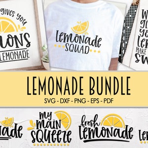 Lot Limonade Svg - When Life Gives You Lemons - Lemon Svg - Lemon Svg - Limonade Svg - Lemons Svg - Make Limonade Svg - Limonade Stand Svg
