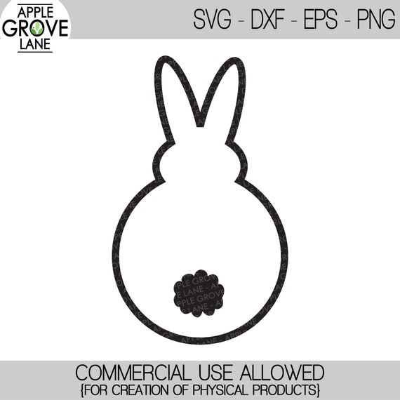 Download Bunny Outline Svg Easter Svg Bunny Svg Easter Bunny Svg Etsy