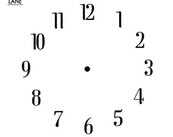 Clock Face Svg, Clock Numbers Svg, Clock Numerals, Horloge S - Inspire  Uplift