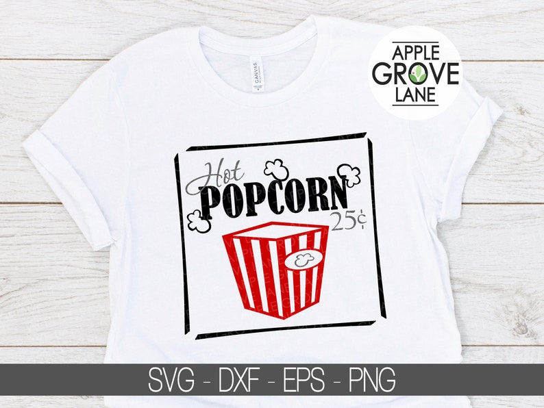 Download Hot Popcorn Svg Popcorn 25 cents Svg Movie Svg Home | Etsy