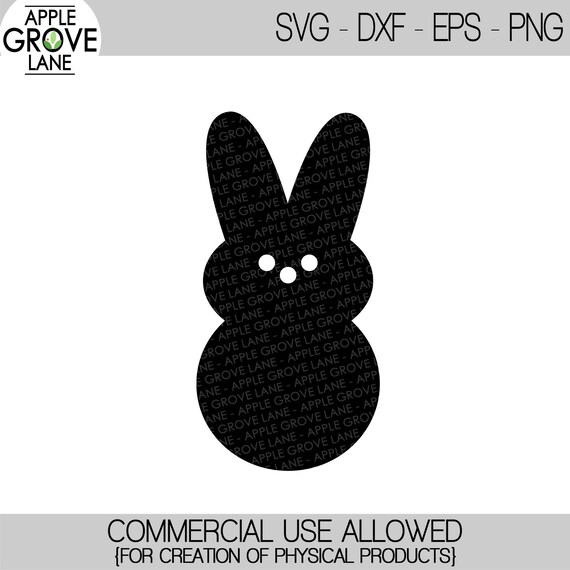 Download Peeps Svg Easter Svg Bunny Svg Rabbit Outline Svg | Etsy