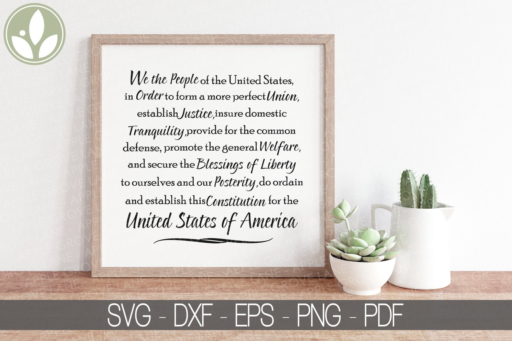 Free Printable We The People