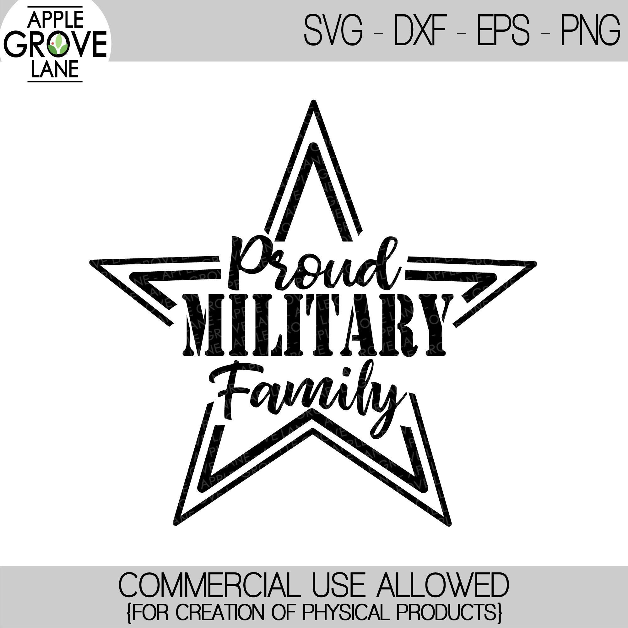 Free Free Proud Military Family Svg