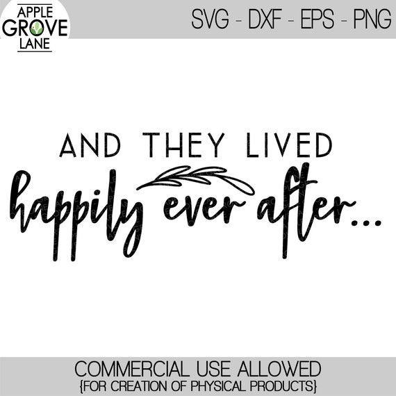 Download Happily Ever After Svg Wedding Svg Marriage Svg Etsy