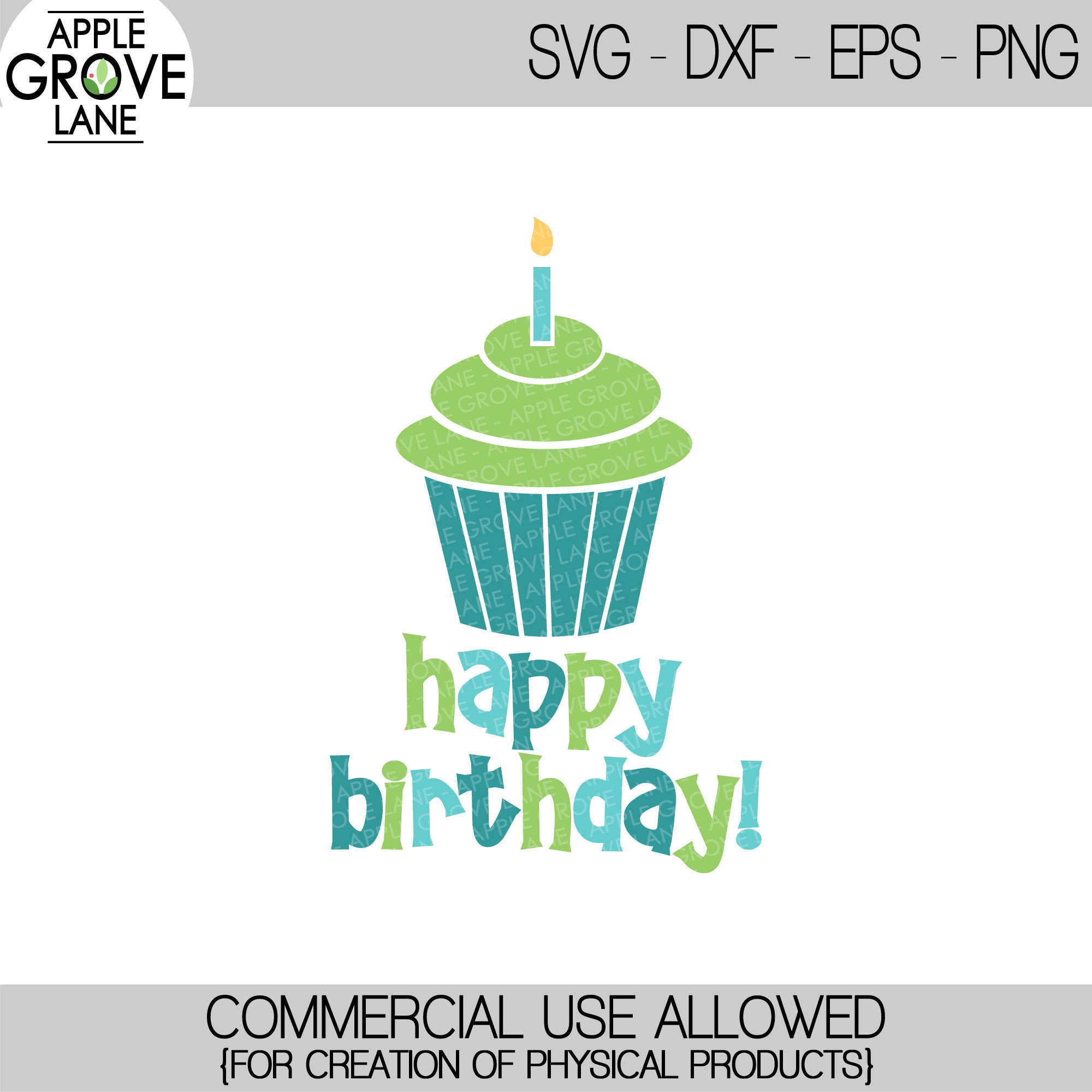 Download Happy Birthday Svg Cupcake Svg Birthday Cake Svg Birthday Etsy