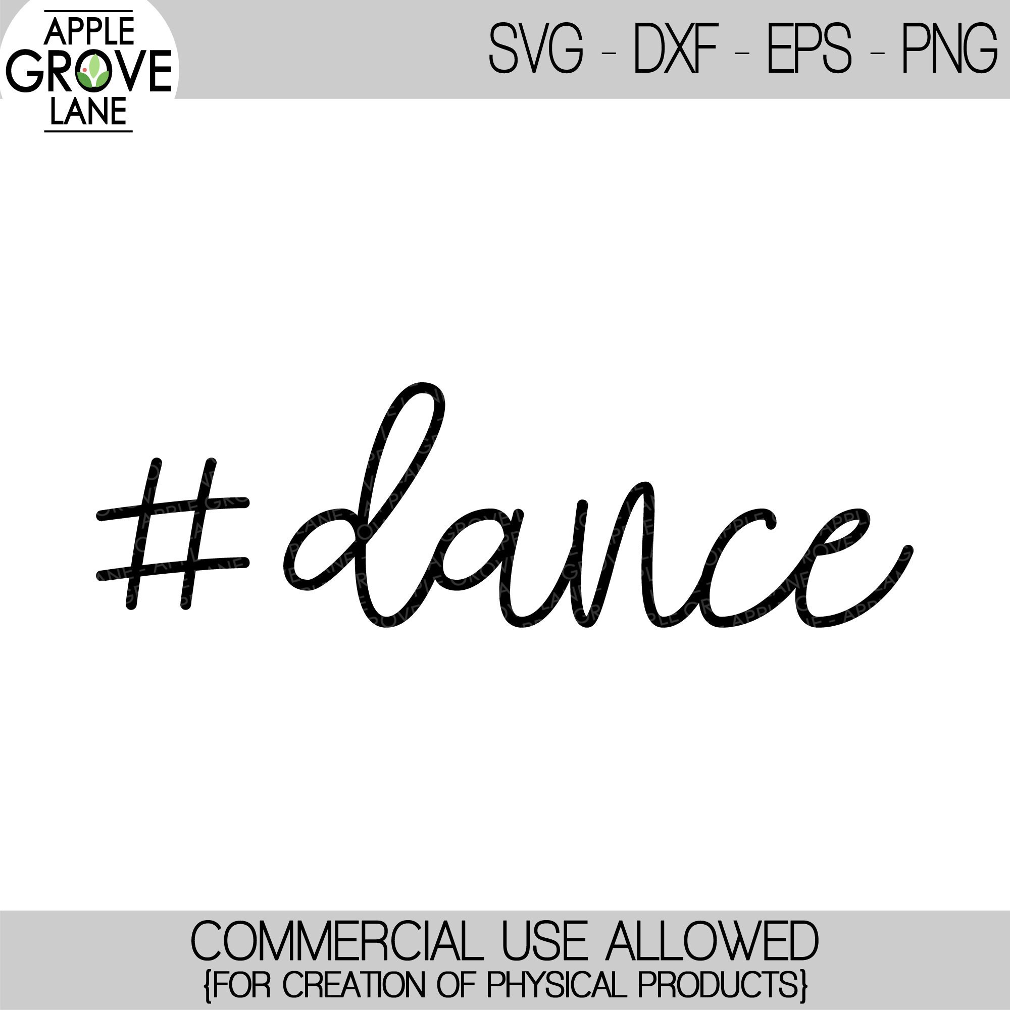 Dance SVG dance Svg Hashtag Dance Svg Dancer Svg Dancing Etsy