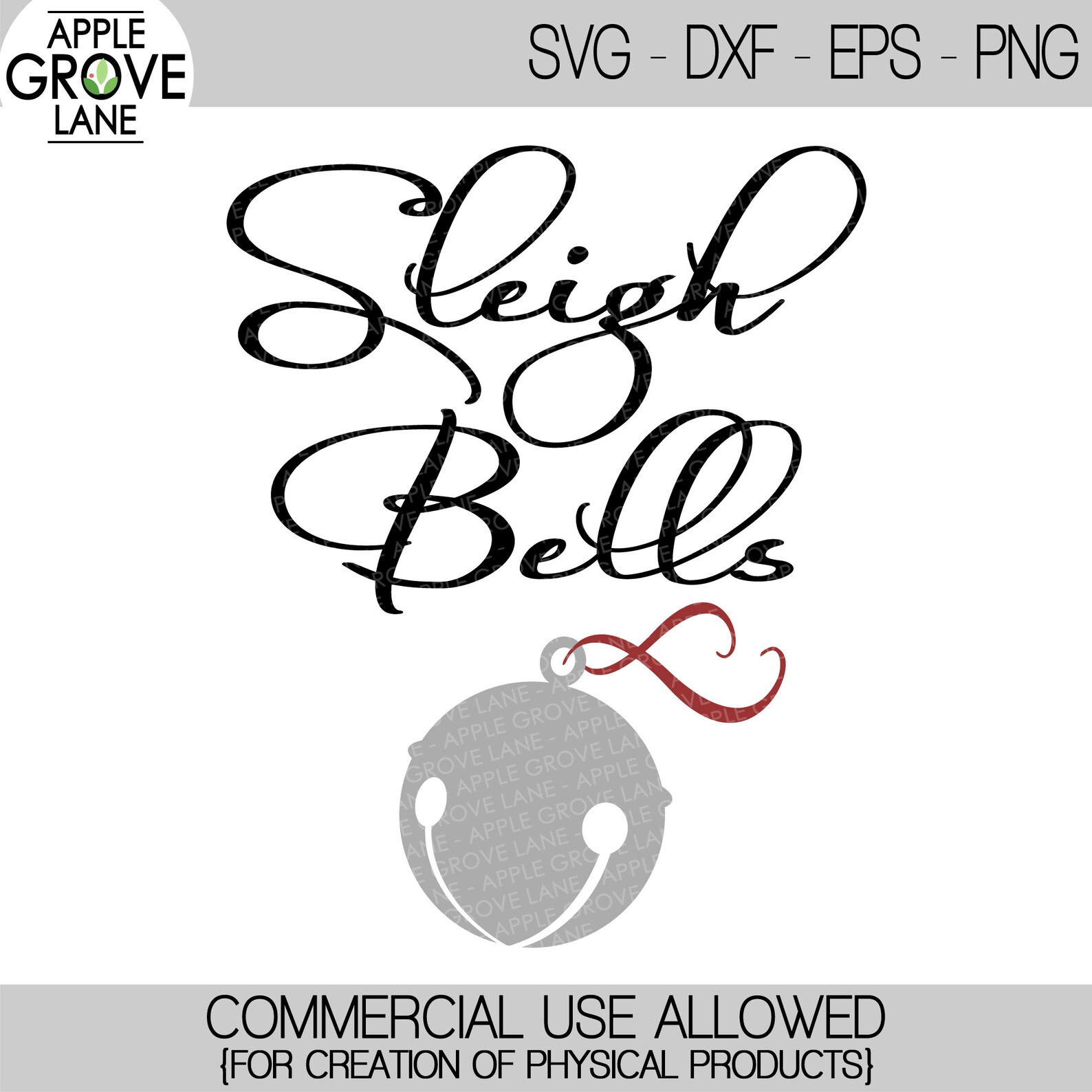 Sleigh Bells SVG Jingle Bell SVG Christmas Svg Santa Etsy