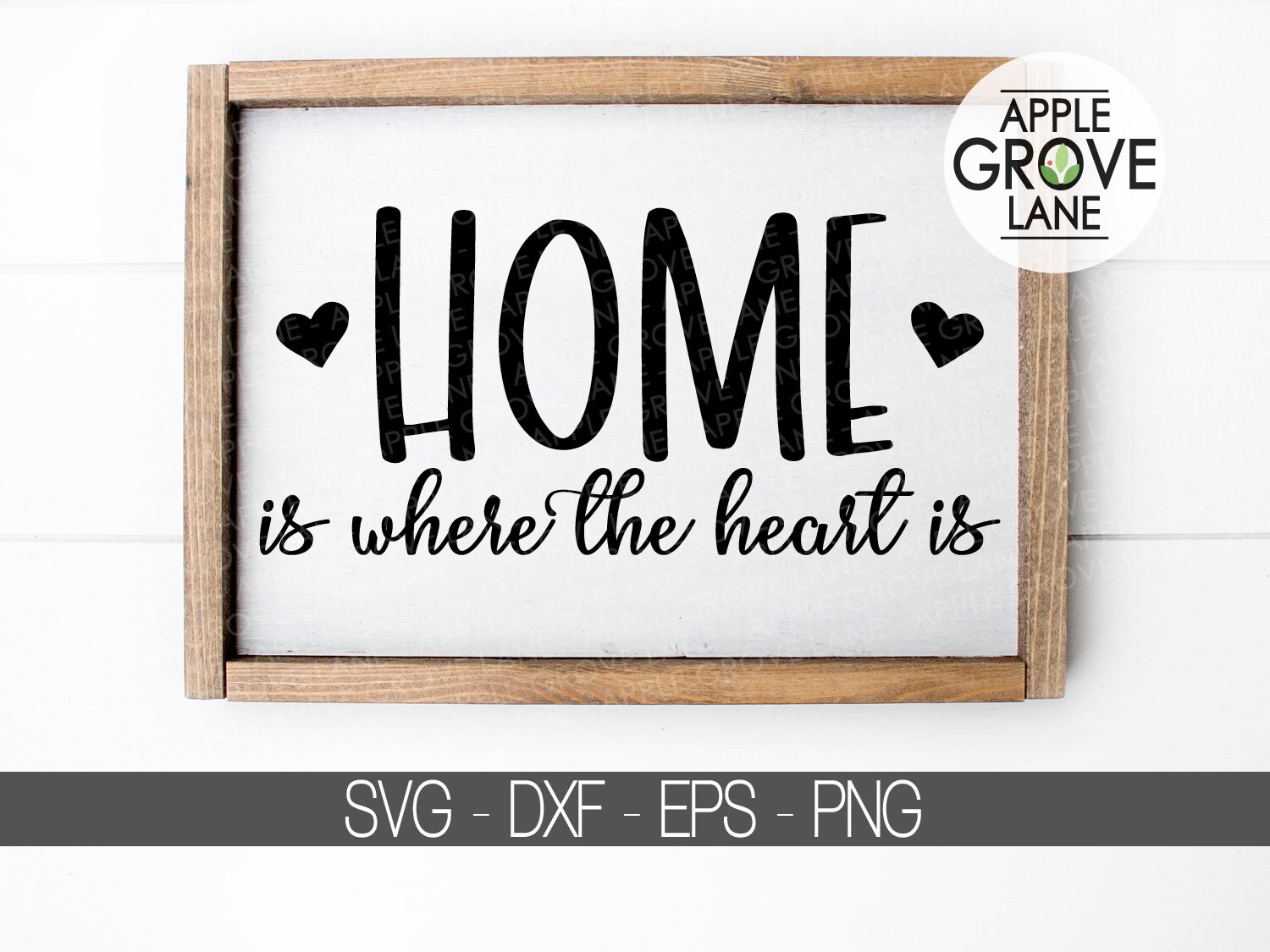 Home is where the heart is SVG Home Svg Where the Heart is Etsy
