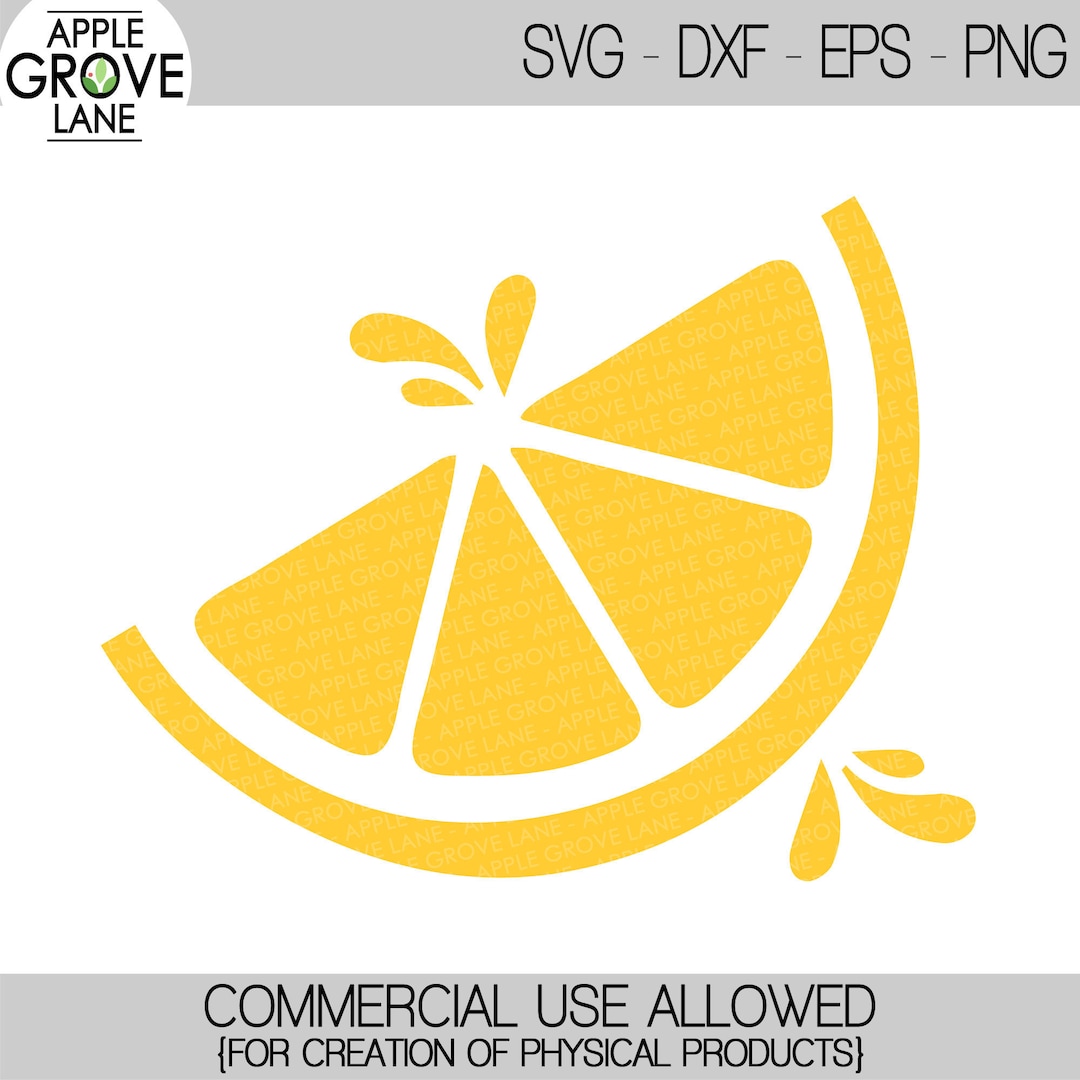 Lemon Svg Lemonade Svg Summer Svg Cut File Lemon Slice Svg Lemonade