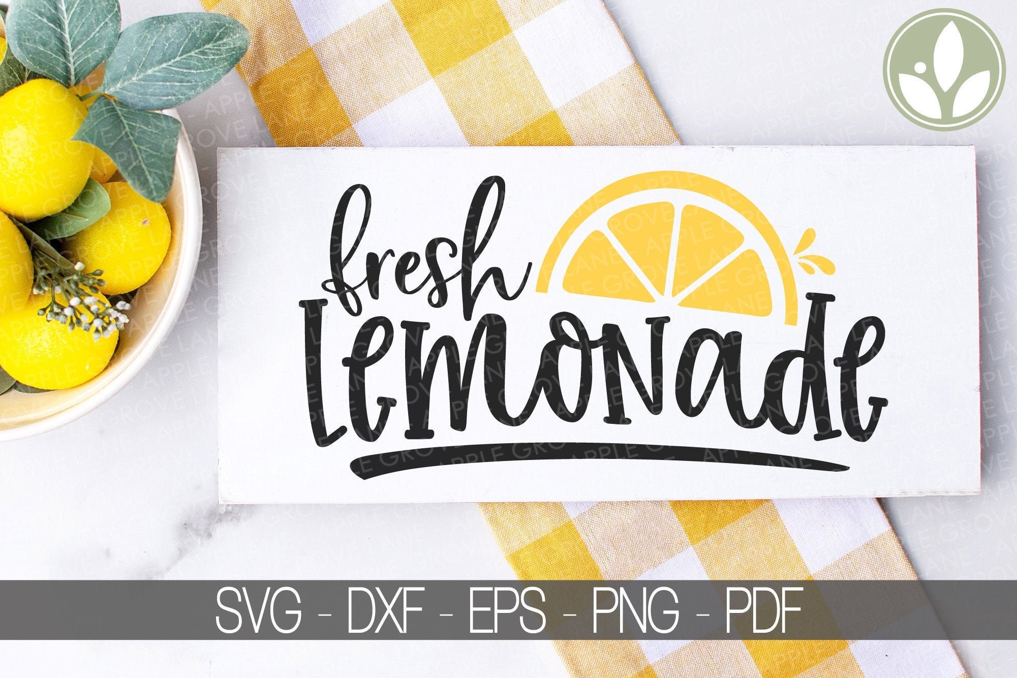 Fresh Lemonade Svg Lemons Svg Summer Svg Lemonade Stand Etsy
