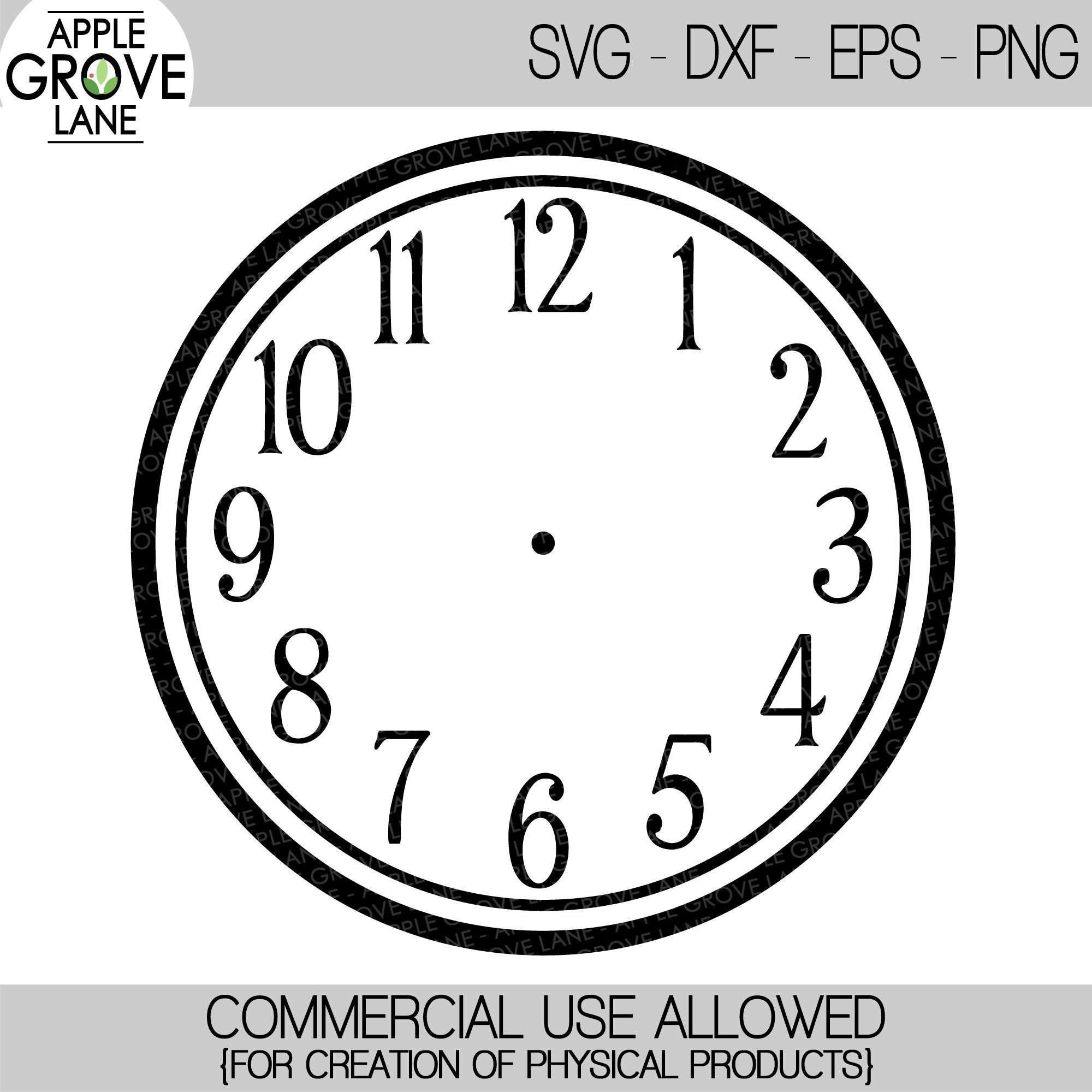 Clock Face Svg, Clock Numbers Svg, Clock Numerals, Horloge Svg, Time Svg.  Vector Cut file Cricut, Silhouette, Pdf Png Dx
