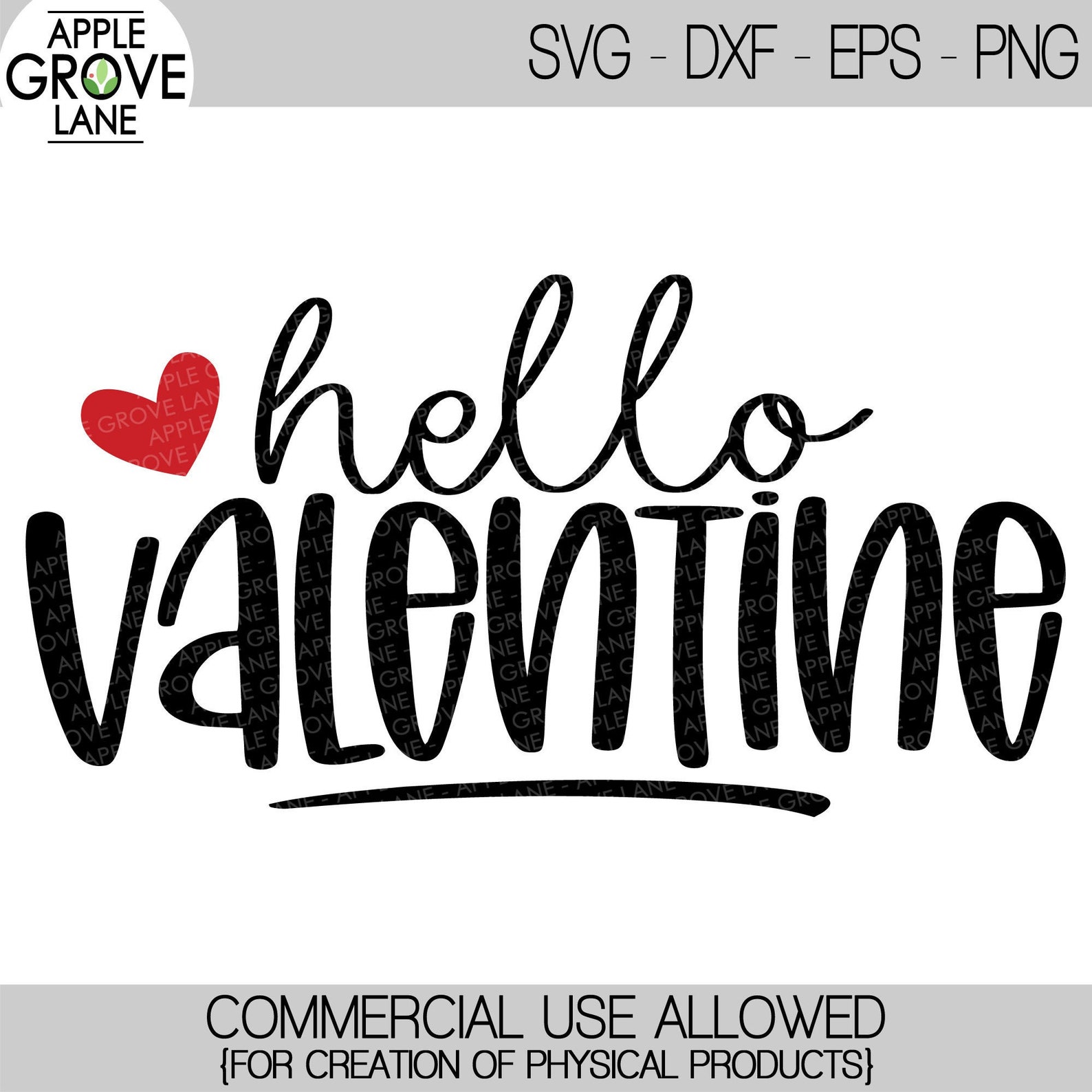 Hello Valentine Svg Valentine SVG Valentines Day Svg | Etsy