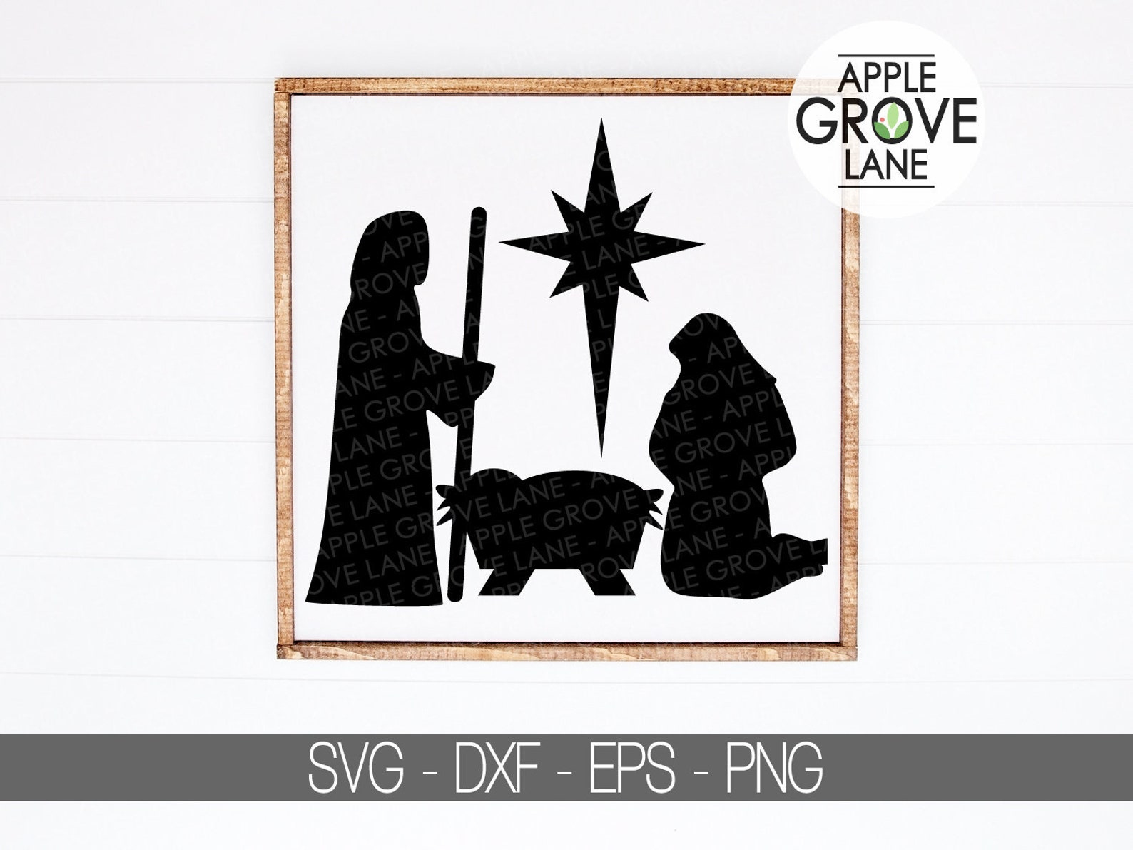 Nativity Svg Manger Svg Stable SVG Christmas Svg | Etsy