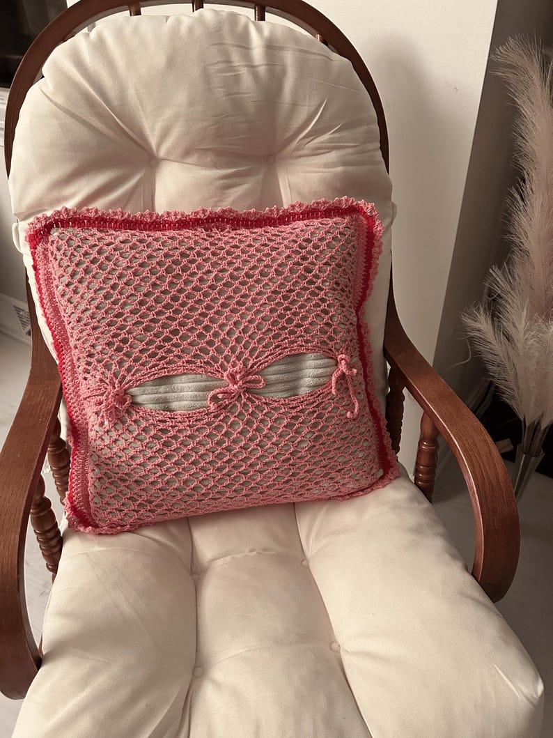 valentine heart granny square pillowcase,pink red heart crochet pillow cover romantic,18 inch heart pillowcase handmade,dimensional heart applique pillow cover,valentine day gift home decor,romantic pink red white heart pillowcase,ruffled border heart pillow cover,galentine gift for her,love theme decorative pillowcase,granny square heart pillow cover,valentine bedroom decor,handmade romantic pillow cover,heart gift for girlfriend wife,valentine living room decor,love pillowcase handcrafted