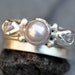 see more listings in the Raw Diamond Pearl Rings section