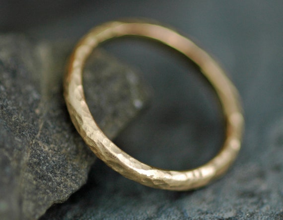 Gold Stacking Ring- Recycled 14k or 18k  Yellow, Rose, or White Gold- Custom Made to Order Handmade