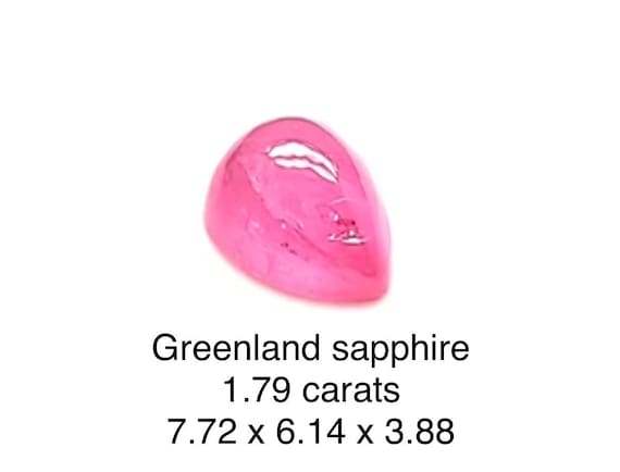Greenland Ruby or Sapphire in Recycled 14k or 18k Gold Ring- Made