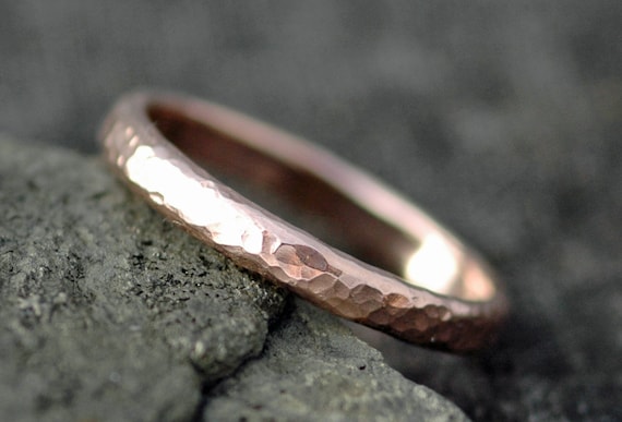 Gold Stacking Ring- Recycled White, Yellow, or Rose Gold in 10k, 14k, or 18k Custom Made Wedding Band